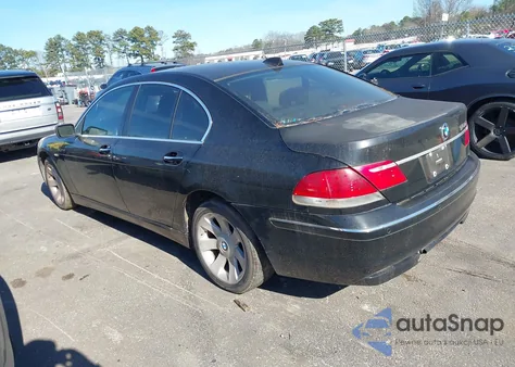 2008 BMW 750I из США, поврежденный, VIN WBAHL83568DT11627